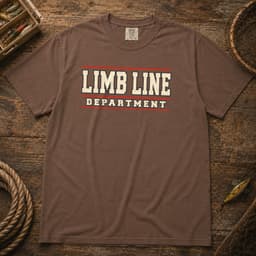 Limb Line Department t-shirt in Black, thumbnail 3
