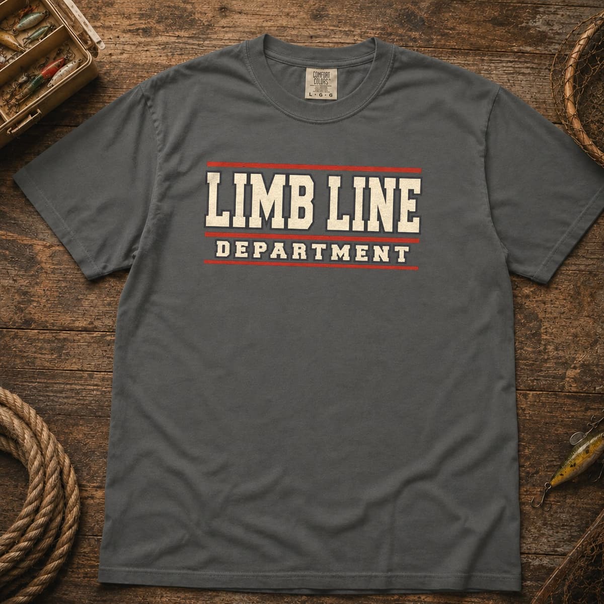 Limb Line Department t-shirt in Black, photo 4