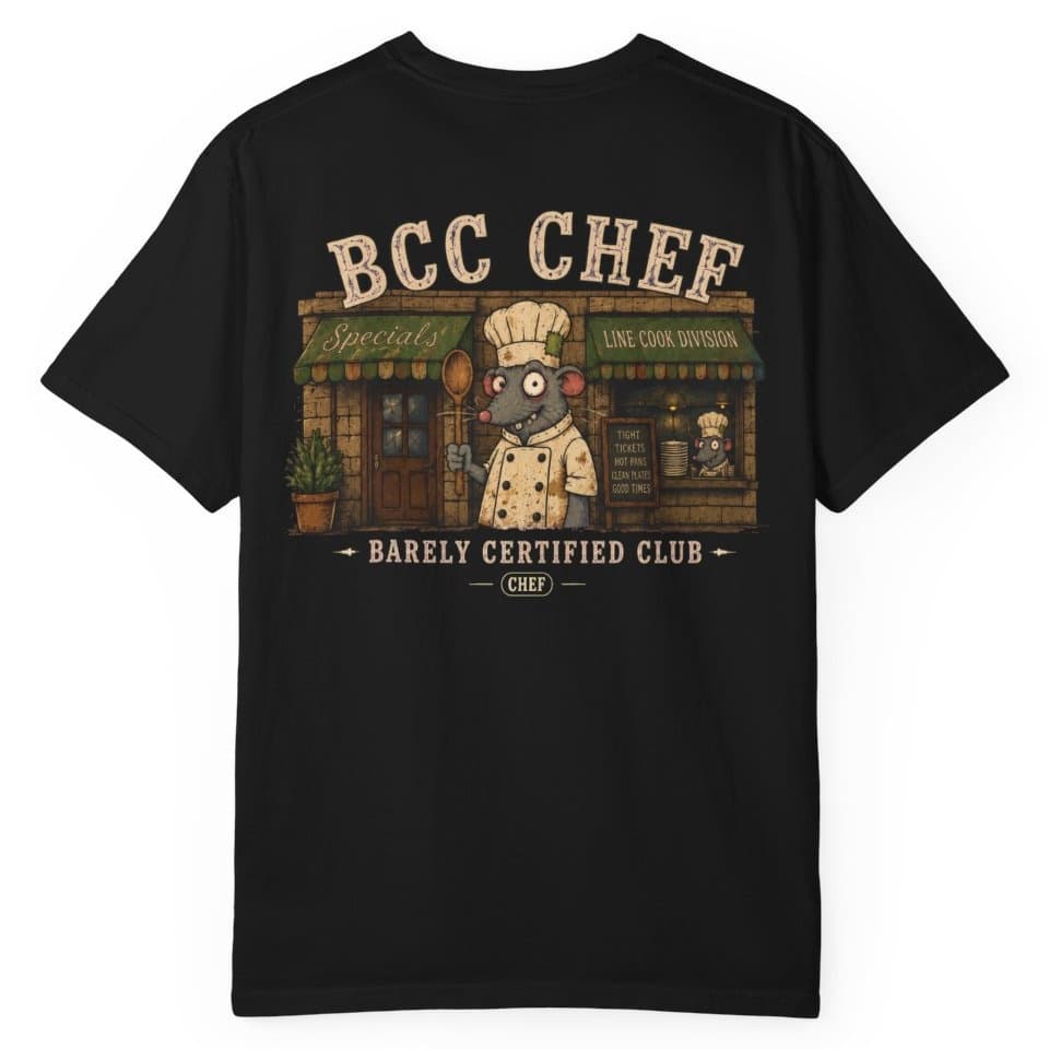 Chef Specials Board t-shirt in Pepper, photo 3