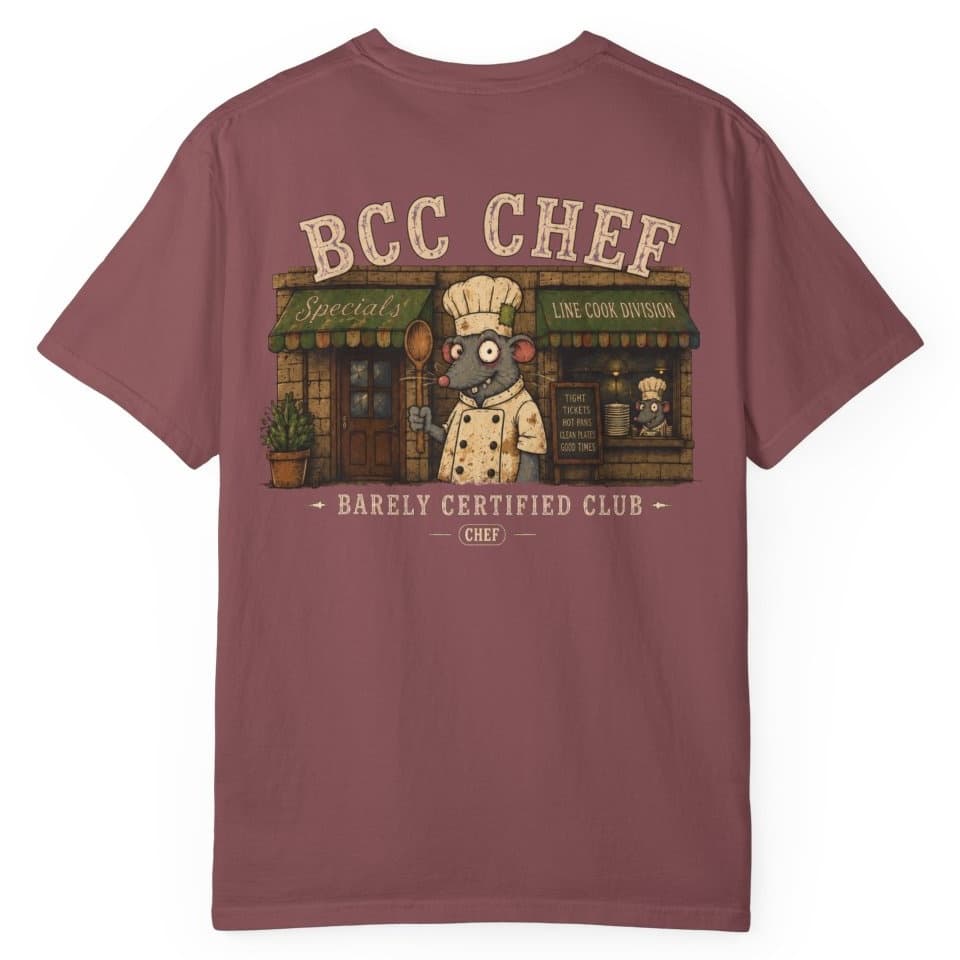 Chef Specials Board t-shirt in Pepper, photo 17