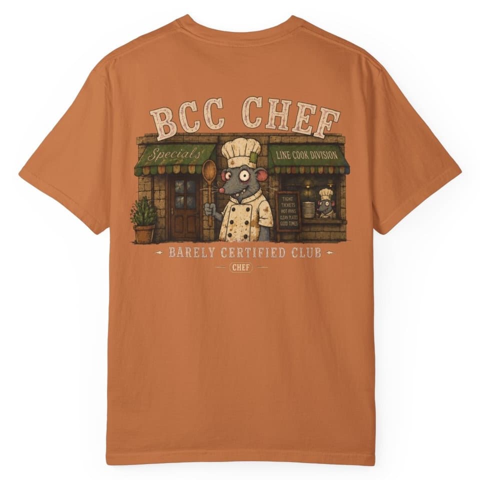Chef Specials Board t-shirt in Pepper, photo 19