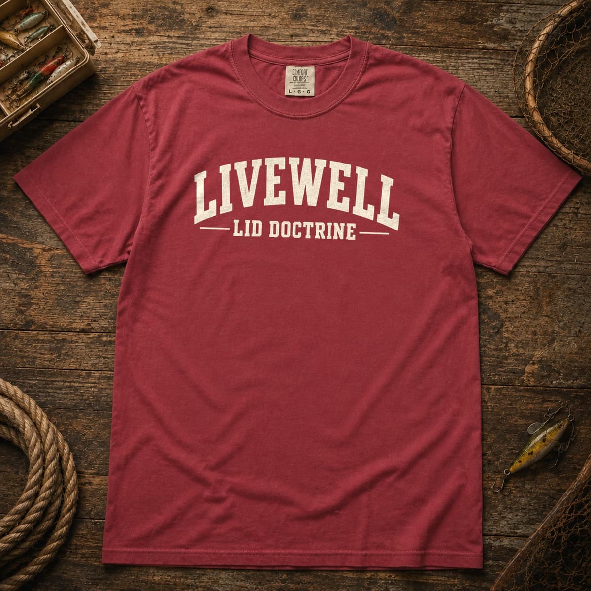 Livewell Lid Doctrine t-shirt in Espresso, photo 6