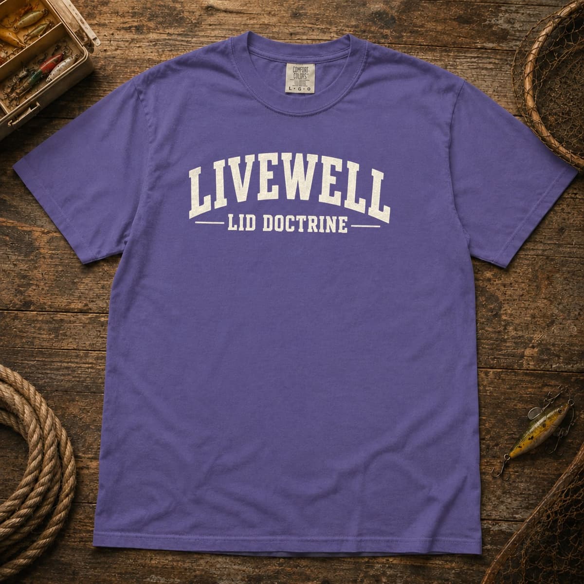 Livewell Lid Doctrine t-shirt in Espresso, photo 4