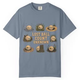 Lost Ball Count Unknown t-shirt in Grape, thumbnail 7