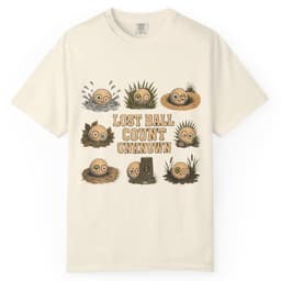Lost Ball Count Unknown t-shirt in Grape, thumbnail 9