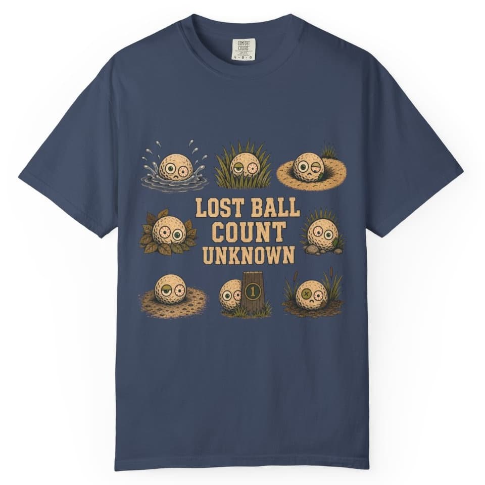 Lost Ball Count Unknown t-shirt in Grape, photo 3