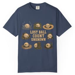 Lost Ball Count Unknown t-shirt in Grape, thumbnail 3