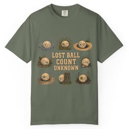 Lost Ball Count Unknown t-shirt in Grape, thumbnail 5