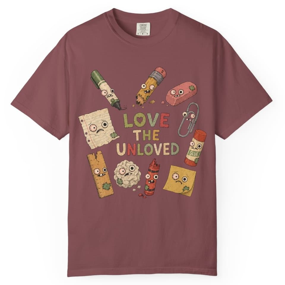 Love the Unloved t-shirt in Black, photo 8