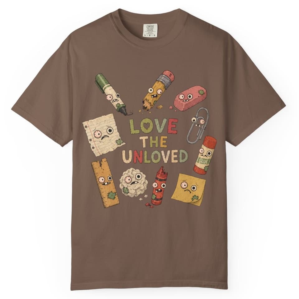 Love the Unloved t-shirt in Black, photo 3