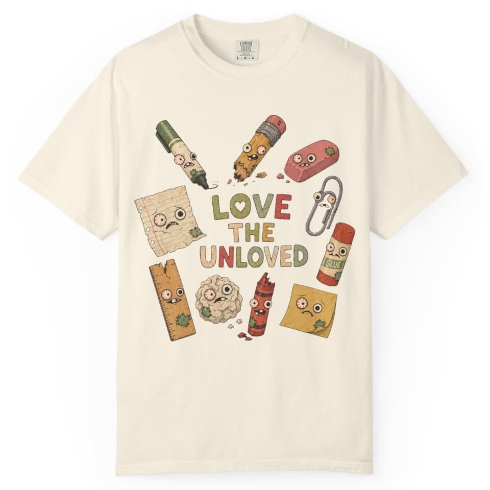 Love the Unloved t-shirt in Black, photo 9