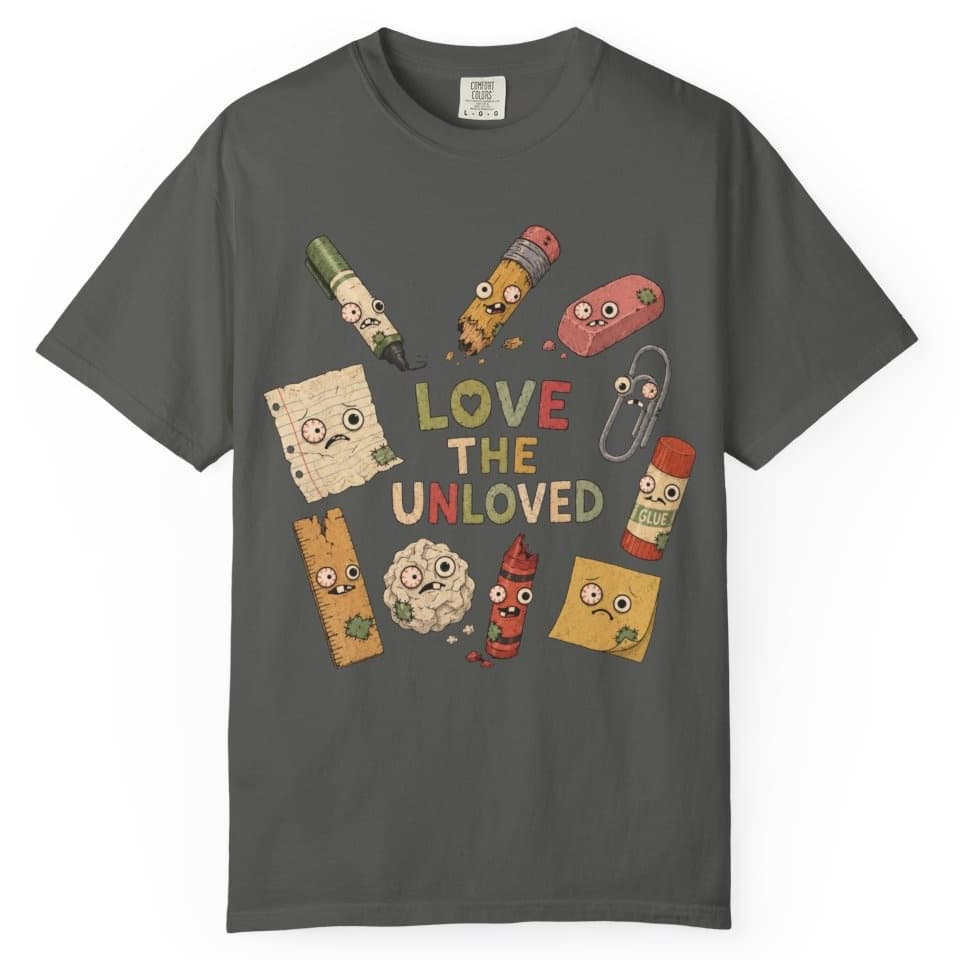 Love the Unloved t-shirt in Black, photo 4