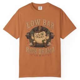 Low Bar High Drama t-shirt in Pepper, thumbnail 10