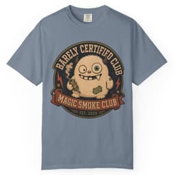Magic Smoke Club t-shirt in Espresso, thumbnail 8