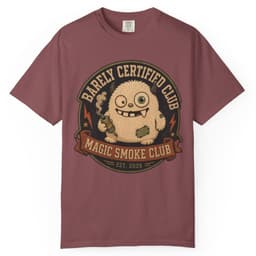 Magic Smoke Club t-shirt in Espresso, thumbnail 9