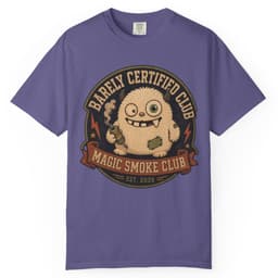 Magic Smoke Club t-shirt in Espresso, thumbnail 6