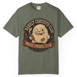 Magic Smoke Club t-shirt in Espresso, thumbnail 5