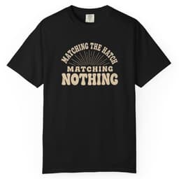 Matching Nothing Fly Fishing Shirt t-shirt in Espresso, thumbnail 2