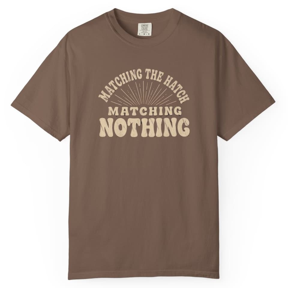Matching Nothing Fly Fishing Shirt t-shirt in Espresso, photo 1