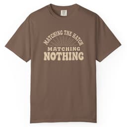 Matching Nothing Fly Fishing Shirt t-shirt in Espresso, thumbnail 1
