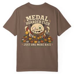 Medal Hoarder Club t-shirt in Brick, thumbnail 7