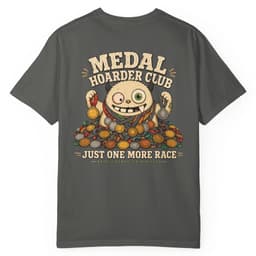 Medal Hoarder Club t-shirt in Brick, thumbnail 9