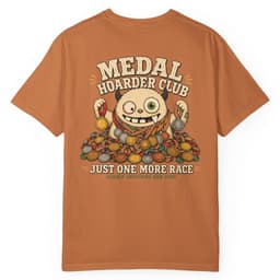 Medal Hoarder Club t-shirt in Brick, thumbnail 19