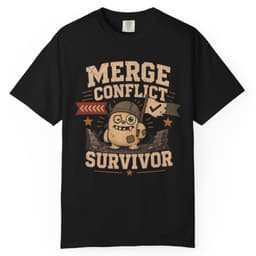 Git Fight Club t-shirt in Moss, thumbnail 2