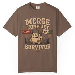 Git Fight Club t-shirt in Moss, thumbnail 4