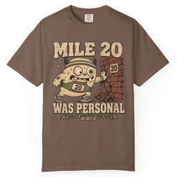 Mile Twenty Grudge t-shirt in Blue Jean, thumbnail 4