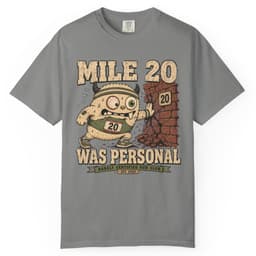 Mile Twenty Grudge t-shirt in Blue Jean, thumbnail 8