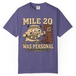 Mile Twenty Grudge t-shirt in Blue Jean, thumbnail 7