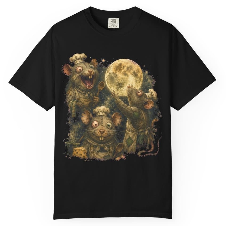 Moonlight Kitchen Crew t-shirt in Pepper, photo 2