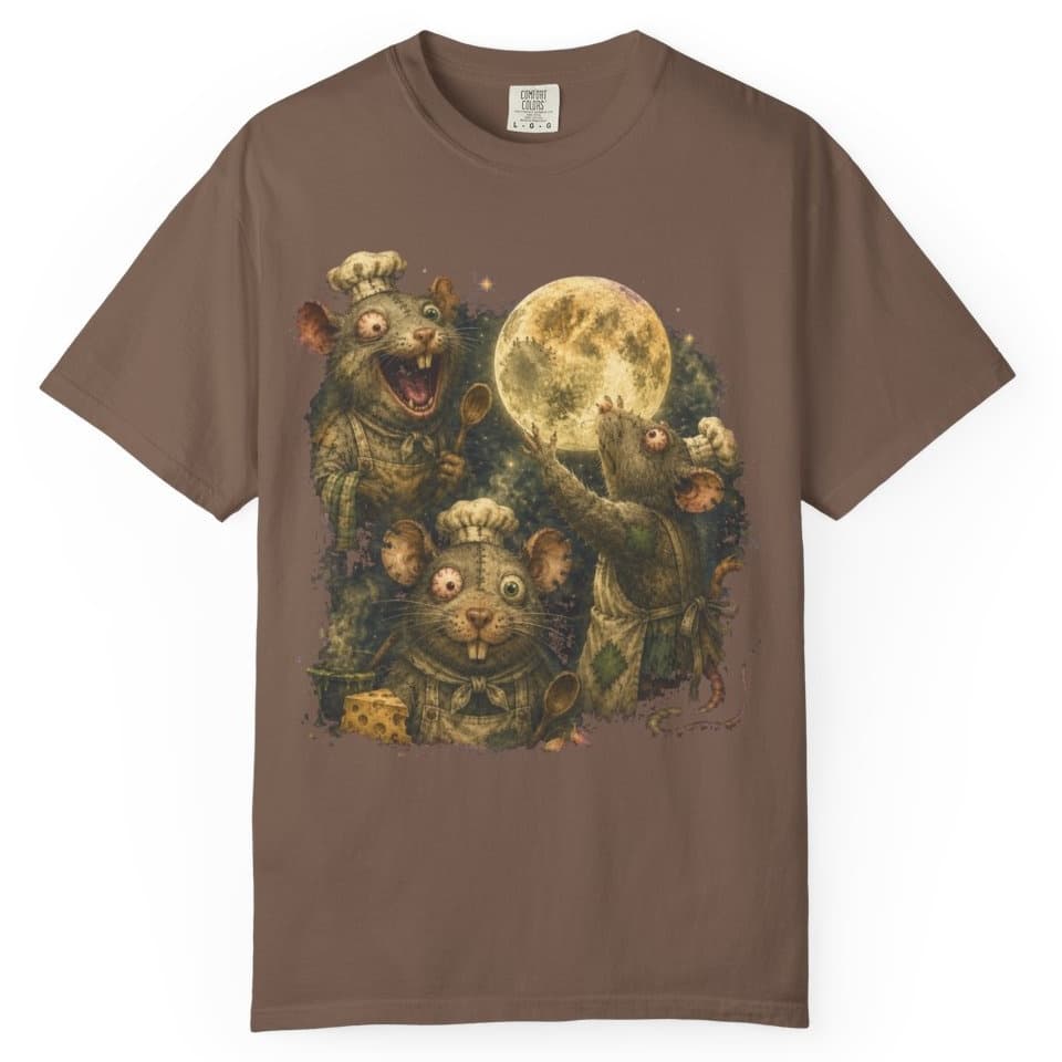 Moonlight Kitchen Crew t-shirt in Pepper, photo 4