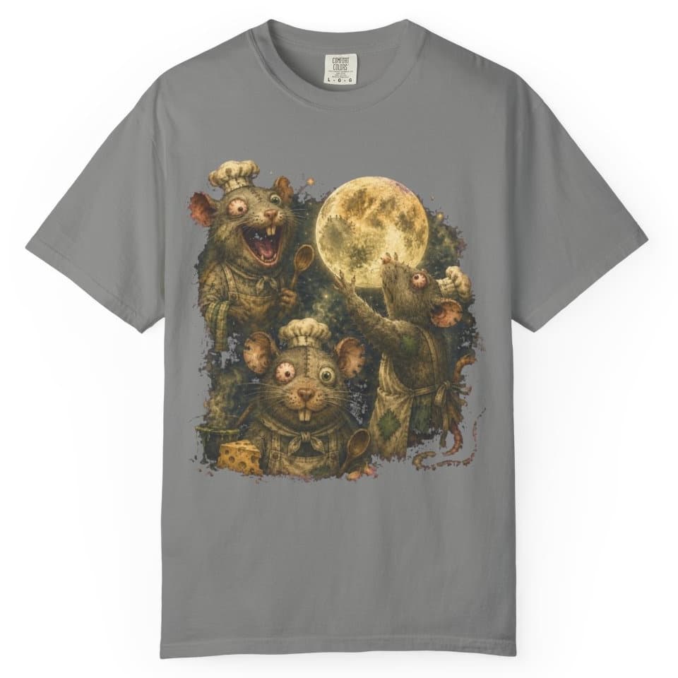 Moonlight Kitchen Crew t-shirt in Pepper, photo 6