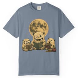 Moonlight Reading Club t-shirt in Midnight, thumbnail 7