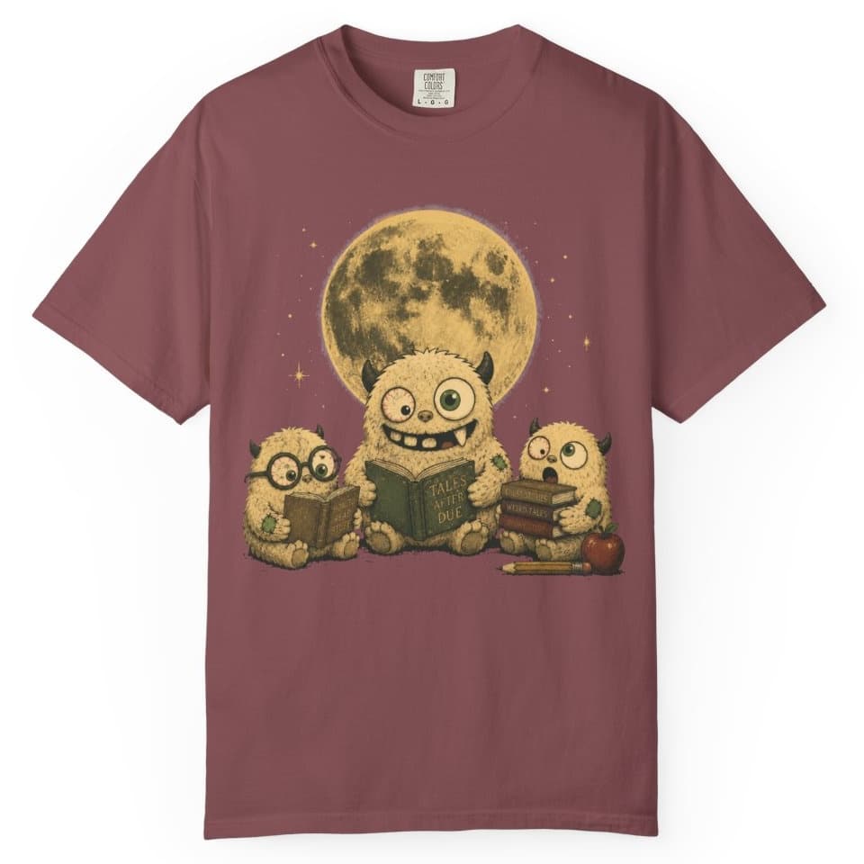 Moonlight Reading Club t-shirt in Midnight, photo 8