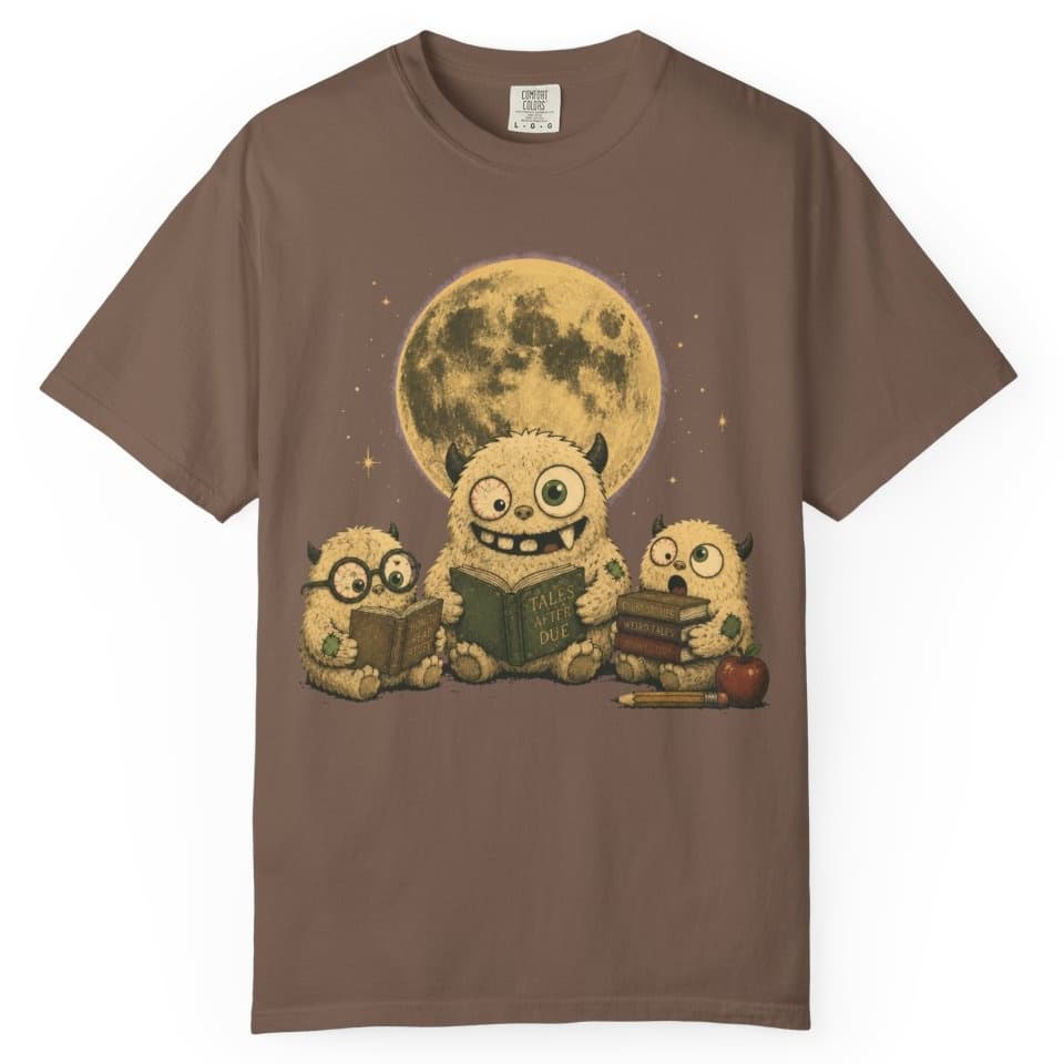 Moonlight Reading Club t-shirt in Midnight, photo 3