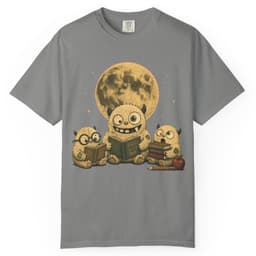 Moonlight Reading Club t-shirt in Midnight, thumbnail 6