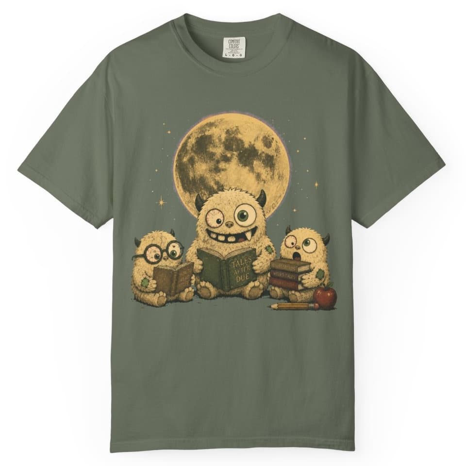 Moonlight Reading Club t-shirt in Midnight, photo 5