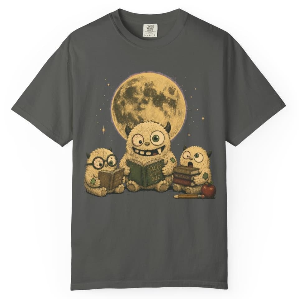 Moonlight Reading Club t-shirt in Midnight, photo 4