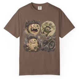 Moonlit MTB Pack t-shirt in Black, thumbnail 3