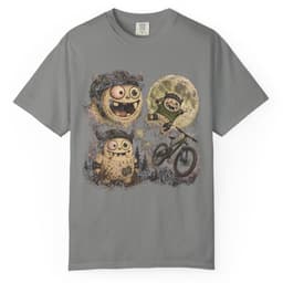 Moonlit MTB Pack t-shirt in Black, thumbnail 8