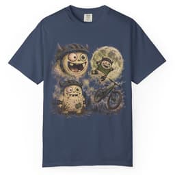 Moonlit MTB Pack t-shirt in Black, thumbnail 2