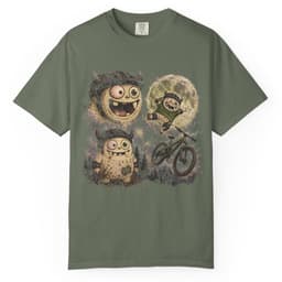 Moonlit MTB Pack t-shirt in Black, thumbnail 5