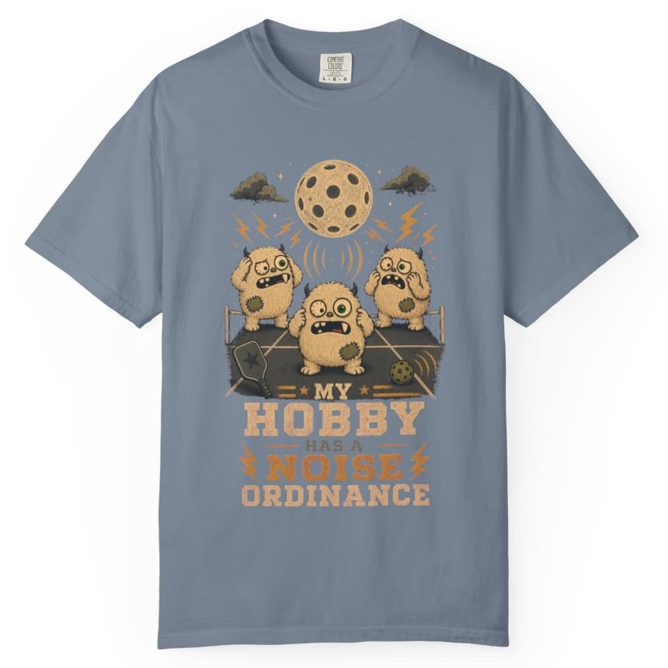 My Hobby Has A Noise Ordinance t-shirt in Black, photo 7
