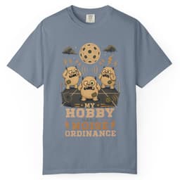 My Hobby Has A Noise Ordinance t-shirt in Black, thumbnail 7
