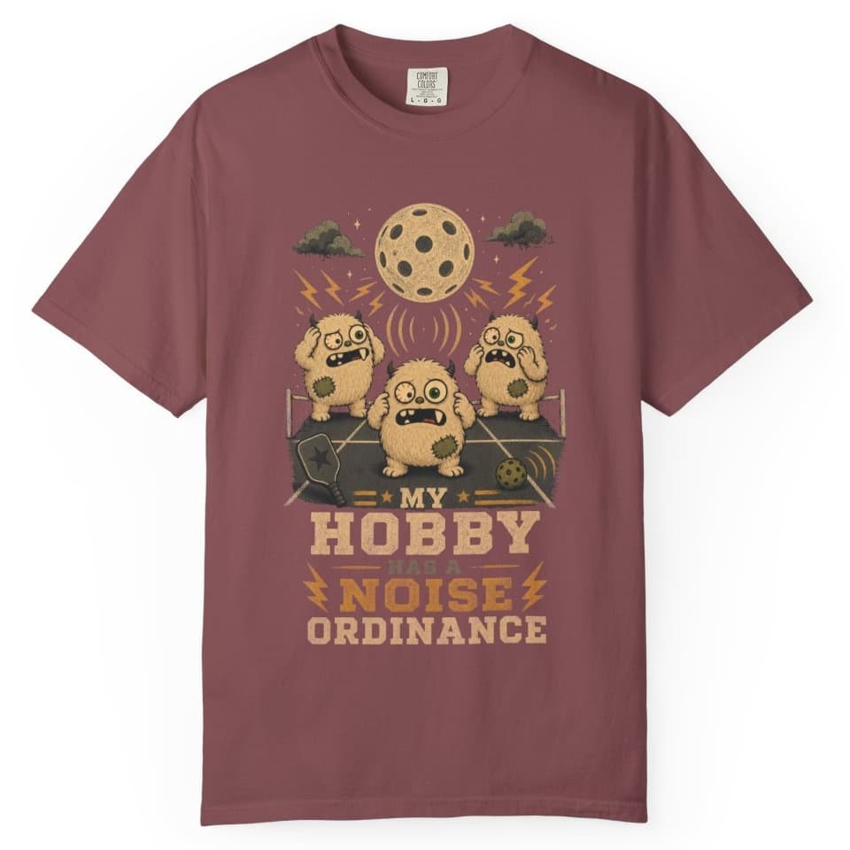 My Hobby Has A Noise Ordinance t-shirt in Black, photo 8