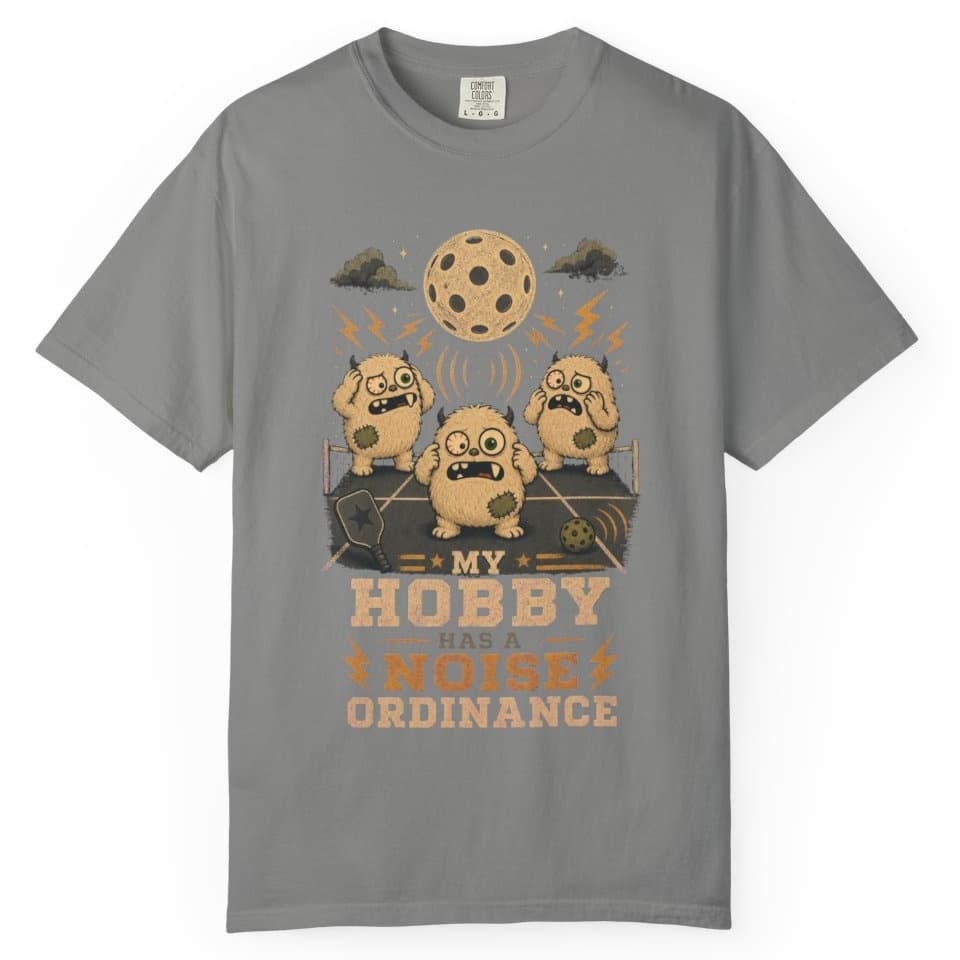My Hobby Has A Noise Ordinance t-shirt in Black, photo 6