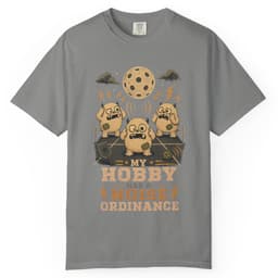 My Hobby Has A Noise Ordinance t-shirt in Black, thumbnail 6